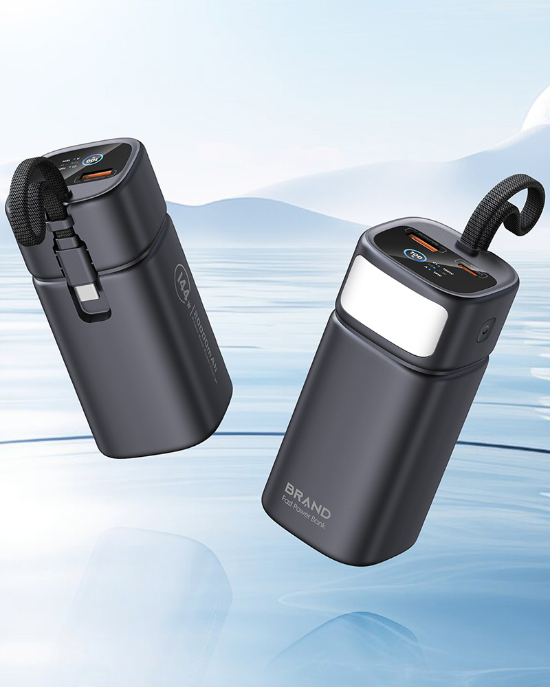 5-led flash power bank